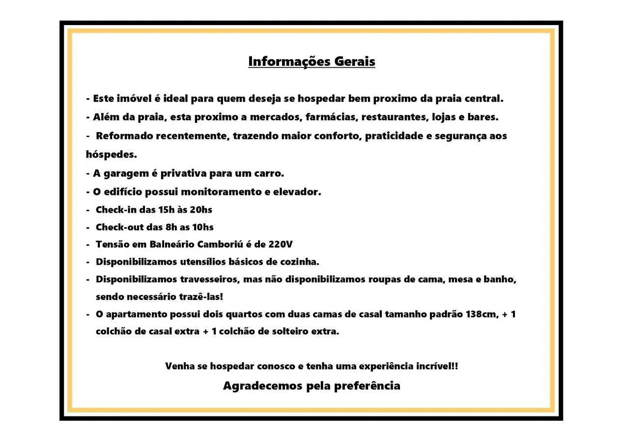 Incrível apartamento Balneário Camboriú